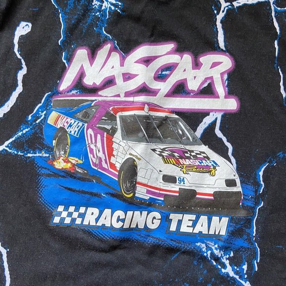 Urban Outfitters NASCAR Lightning Print Racecar S/S Graphic Tshirt Adult Medium - Picture 4 of 5